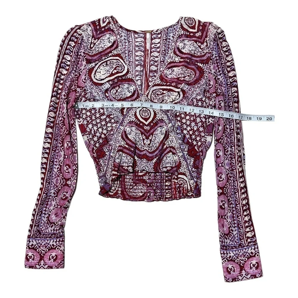We The Free by Free People – Molly Ribbed Crop Top – Size Small